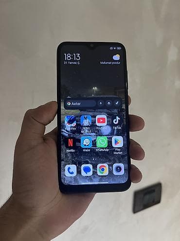 redmi airdots 2: Redmi Note 8, 64 GB, rəng - Qara, Barmaq izi — 4