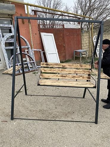 goran mebel: Skamya-yelləncəl, Zontiksiz, Metal — 3