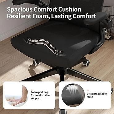 gaming kreslo: Yeni, Təkərli, Qolları tənzimlənir, Parça — 3