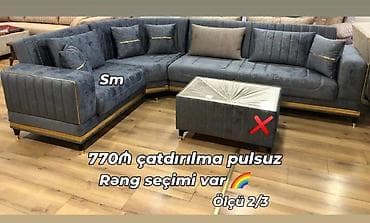 Künc divan, Açılan, Bazalı, Pulsuz çatdırılma — 2