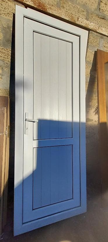 kilimler: Qapılar – taxta və plastik model seçimi - Model 1: Şüşəli taxta qapı — 4