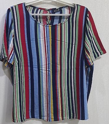 ayaqqabı мокасини: Brend: Dressin Məhsul: Qadın köynəyi/bluz - Dizayn: Çoxrəngli şaquli — 1