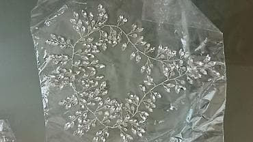 Çantalar: Məhsul: Gəlin saç aksesuarları dəsti - Növ: Saç darağı, saç sancağı — 3