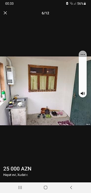 memar ecemi ev satisi: Xudat 6 ci şobe asvalta yaxin suyu qazi isiqi var interneti var hamam — 5