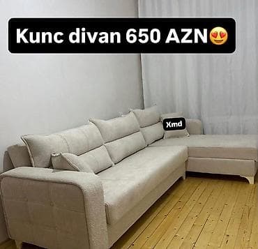 divan kreslo ustu: Künc divan, Parça — 1