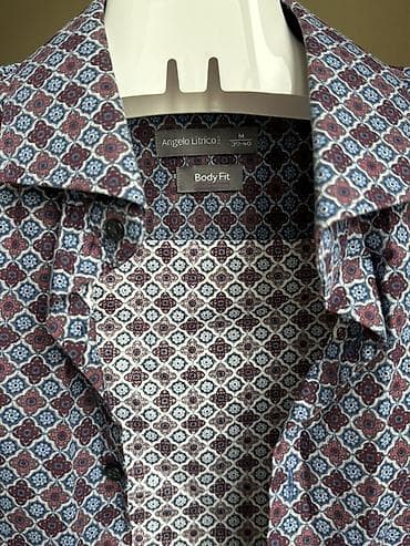 Рубашки: Мужская рубашка, M, цвет - Голубой — 2