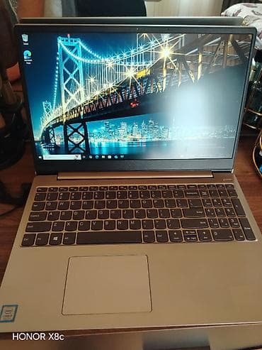 Lenovo noutbuk - Model xətti: Lenovo (metallik-gümüş korpus, nazik — 3