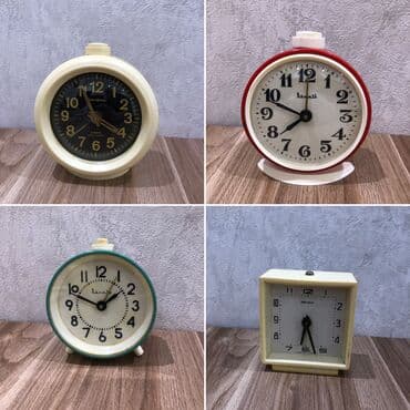 qizil onluq qiymeti: Masaüstü Mexaniki Əntiq saat 1970 il — 1