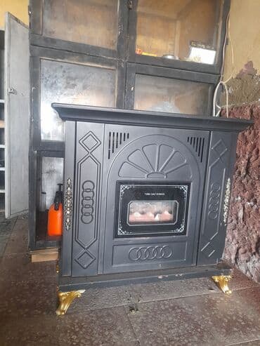 od samavarı: Təbii qaz sobası – dekorativ klassik dizayn - Yanacaq növü: təbii qaz — 4