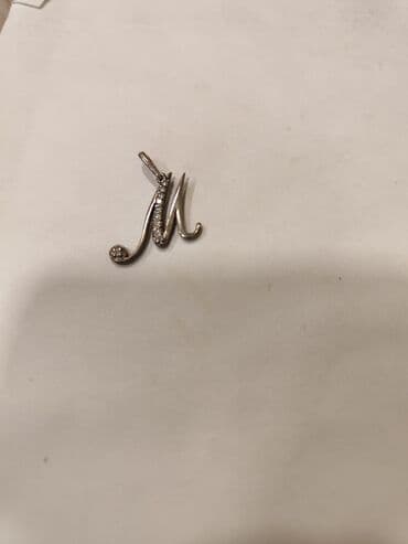 xoncaların bəzədilməsi: Kulon, Hərflər, Gümüş — 1