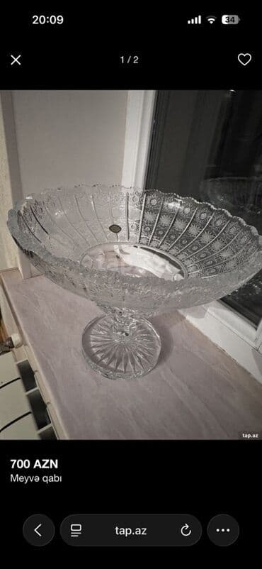 caxir acan: Qədəhlər, rəng - Ağ, Xrustal — 5