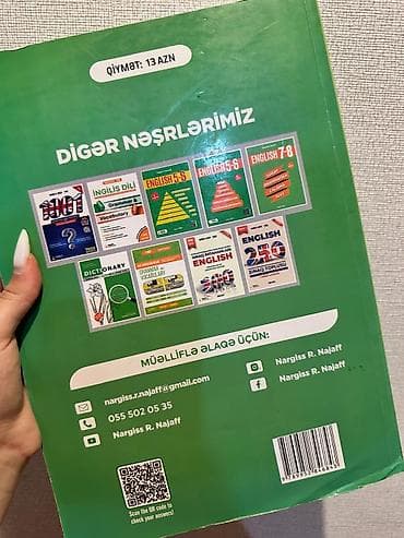 kitablar type 0: Məhsul: “English – Qrammatik Qeydlər və Test Toplusu (I hissə)” — 2