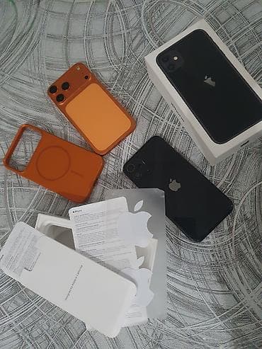IPhone 11, 64 GB, Narıncı, Simsiz şarj, Face ID, Sənədlərlə — 1