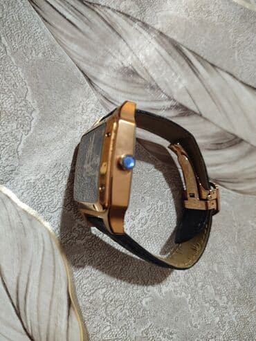 saat 925: İşlənmiş, Qol saatı, Cartier, rəng - Bej — 2