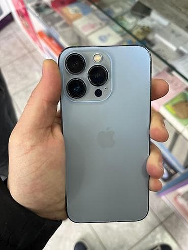 dubai iphone: IPhone 13 Pro, 128 GB, Sierra Blue, Simsiz şarj, Face ID — 1