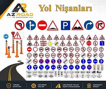 Aksesuarlar və tüninq: Yol hərəkəti nişanları Yol hərəkəti nişanları Hər növ sifariş edə — 1