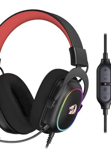 mikrofon: Redragon Zeus X H510 RGB oyun qulaqlığı simli, mikrofonlu - Üst — 1