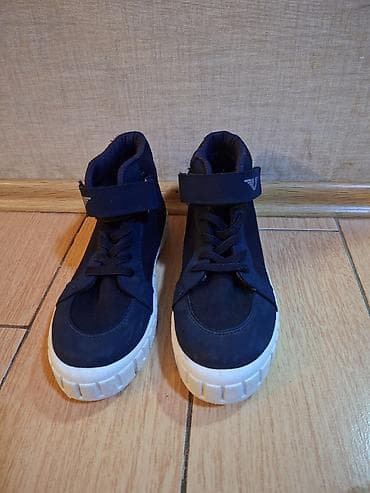 2020 krasovkalar: 34 Ölcu, problemi yoxdur. Uşaq idman ayaqqabısı – tünd mavi — 1