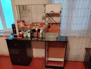 шкаф со столом: Двуспальная кровать, Шкаф — 1