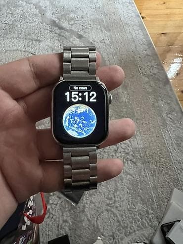 ТВ и видео: Новый, Смарт часы, Apple, Сенсорный экран, цвет - Серебристый — 5