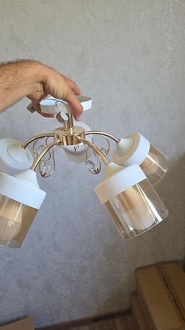 lan: Çılçıraq, 3 lampa, Metal — 2