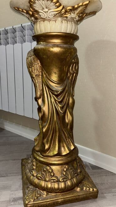 dekorativ kollar: Fiqur, Keramika, rəng - Qızılı — 10