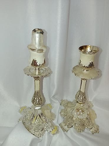 Картины и портреты: Məhsul: Klassik üslubda iki ədəd şamdan dəsti cox az istifade edilib — 3