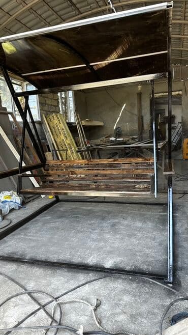 evim mebel: Skamya-yelləncəl, Zontikli, Metal — 4