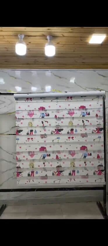 Pərdə və tüllər: Fərqli naxışlarda təqdim olunan zebra pərdələr evinizə və ya ofisinizə — 8