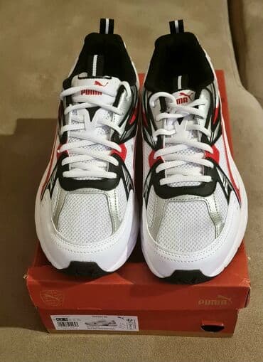 ayaqqab: Puma Milenio Tech ağgümüşüqırmızı rənglərin qarışığıdır — 1