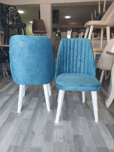 венский стул: Mətbəx üçün, Yeni, Qatlanmayan, rəng - Göy Stul — 1