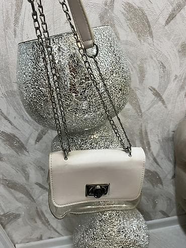 dəst çantalar: Qadın çantaları və bel çantası dəsti - Çiyin üçün ilan dərisi naxışlı — 2