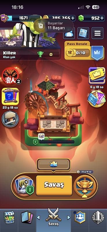 clash royale: Hesab satılır - 14000 kupa
Vatsap aktivdi
Hesab göz önündədi — 1