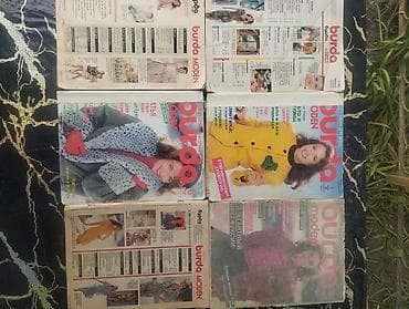 gence mero: Retro moda jurnalları kolleksiyası Məzmun: - Burda Moden (rus dilində — 2