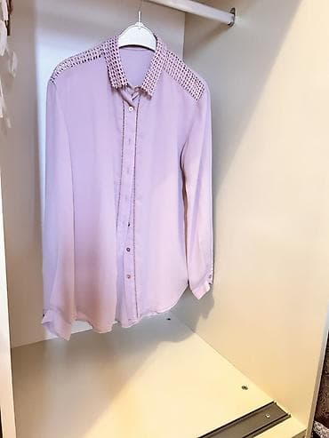 zara xs: Sarocka SM razmere olur 8 azn Bənövşəyi rəngdə qadın köynəyi - — 1