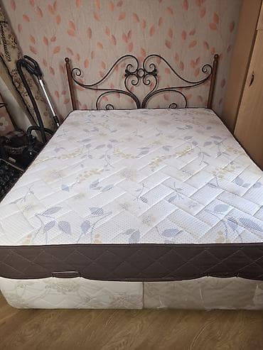 hava doşəyi: İşlənmiş, İkinəfərlik çarpayı, Bazalı, Matras ilə, Siyirməsiz — 1