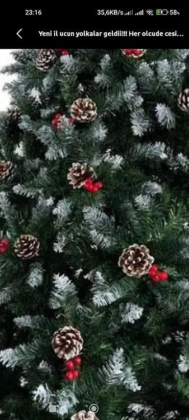 Bayram məhsulları: Diqqət tam təzə yeni il yolkası oyuncqlı 350 man alınıb. 200 man — 3