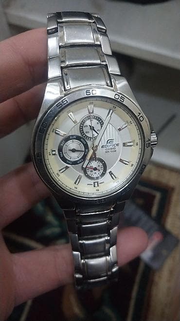 saat edifice: Qol saatı, Casio, rəng - Gümüşü — 3