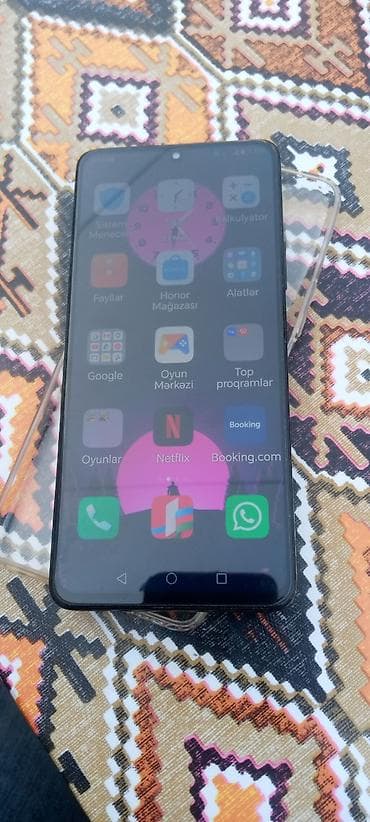Honor X9, 128 GB, rəng - Qara, Barmaq izi