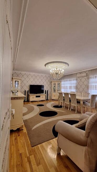 4 otaqlı ev çertyojları: Bakı, Bakıxanov qəs., 4 otaqlı, Köhnə tikili, m. Neftçilər, 130 kv. m — 1