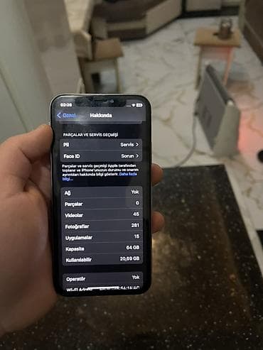 Audio: IPhone X, 64 GB, Gümüşü, Face ID — 5