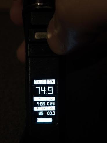 duyməli: Elektron siqaret (vape) cihazı – Wismec Reuleaux RX75 - Güc — 2