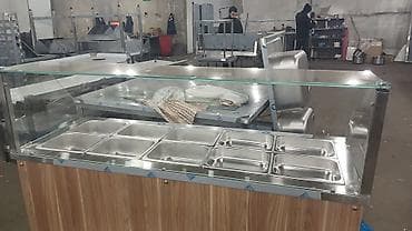 Soyuducu avadanlığı: İctimai iaşə üçün bufet/özünəxidmət xətti komplekti - İsti yeməklərin — 2