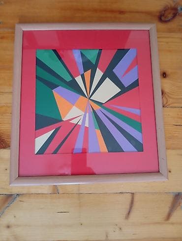 velosiped şəkilləri: Divar üçün çərçivəli dekorativ rəsmlər dəsti - 4 ədəd çərçivəli iş. - — 7