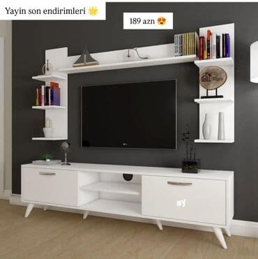 Uşaq və gənc otağı üçün dəstlər: Düz TV altlığı, Polkalı, Laminat