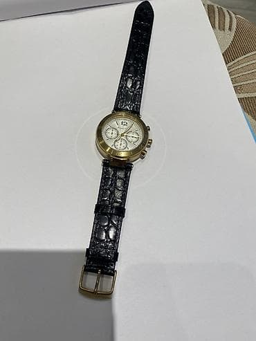 Смарт браслеты: Qadın qol saatı – klassik dizayn - Korpus: qızılı tonlu metal, dairəvi — 1