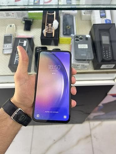 Samsung Galaxy A54 5G, 128 GB, rəng - Qara, Zəmanət, Sensor, Barmaq izi — 5
