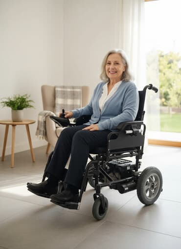 əlillər üçün araba: Elektrikli əlil arabası – Jetty - İdarəetmə: Sağ tərəfdə joystick — 1