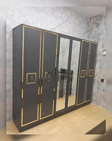 6 qapılı dolab – geniş saxlama həlli Premium keyfiyyətli, modern