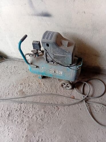Portativ hava kompressoru - Marka/model üzərində “SAN” (Turkey) qeyd